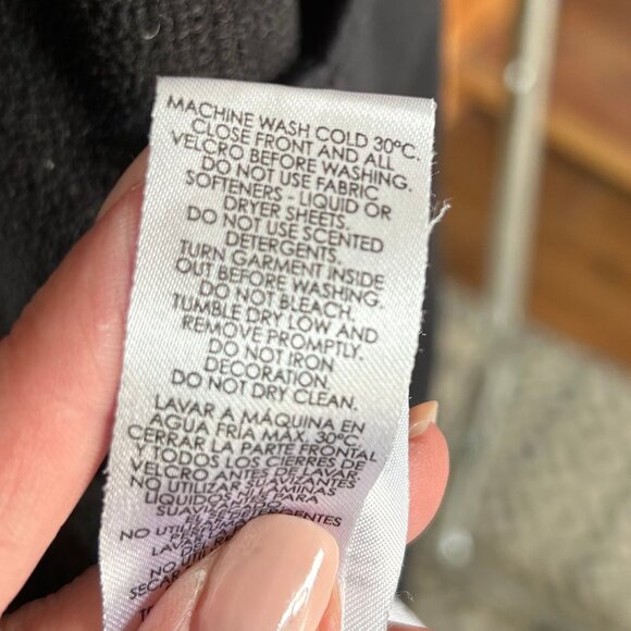 Spyder Core Sweater Zip Front Jacket Fleece Lined Zip Pockets Black Womens Sz XL - Picture 11 of 11